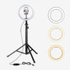 LED ring light 10" with tripod stand 42"