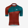 Camiseta ciclismo manga corta KM100 confort arce