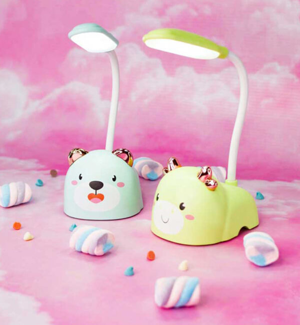 Table led lamp cartoon cute pet rechargeable