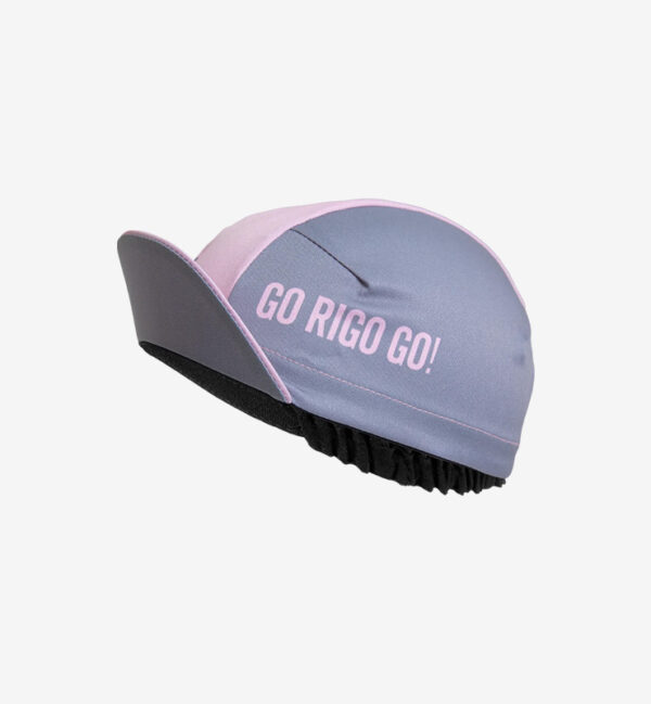 Gorra de ciclismo GO RIGO GO pastel