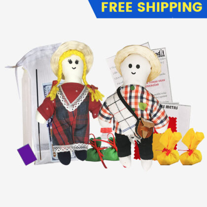 kit old year dolls for couple free shipping