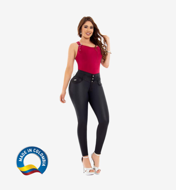 Colombian Jeans pantalones colombianos levanta cola butt lifting straight high waist 5943